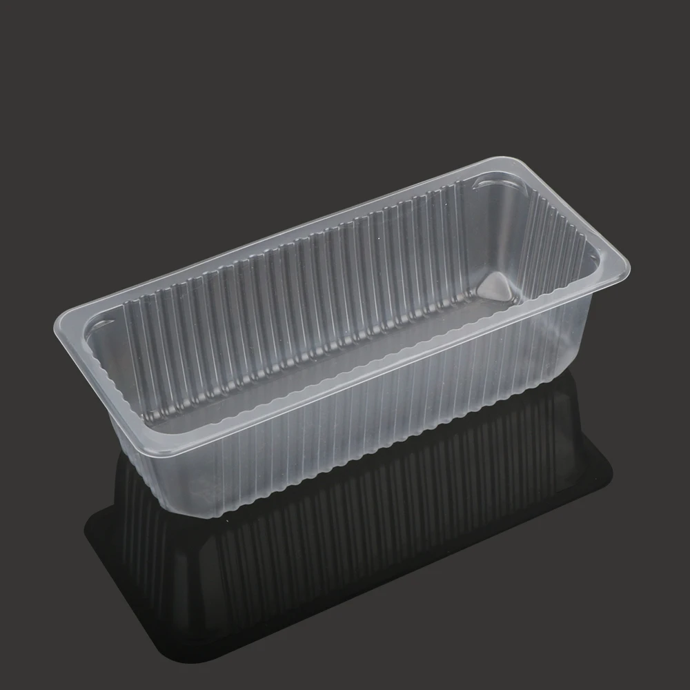 Hengmaster disposable long pp plastic Biscuit food plastic cookie packaging tray