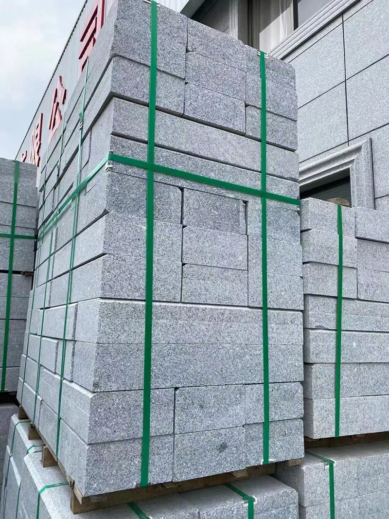 China G603 Natural Granito Outdoor Paving Stone Briques De Granit Staircase Palisade Floor Tile Wall Cladding G603 Granite