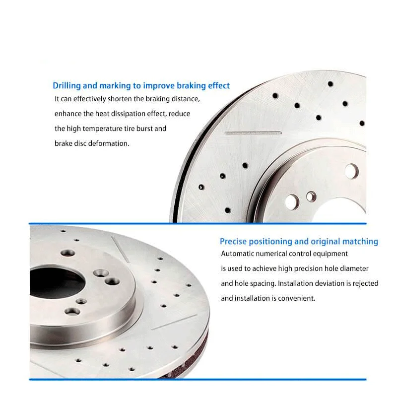 High carbon ceramic premium China auto parts brake disc discs for bmw