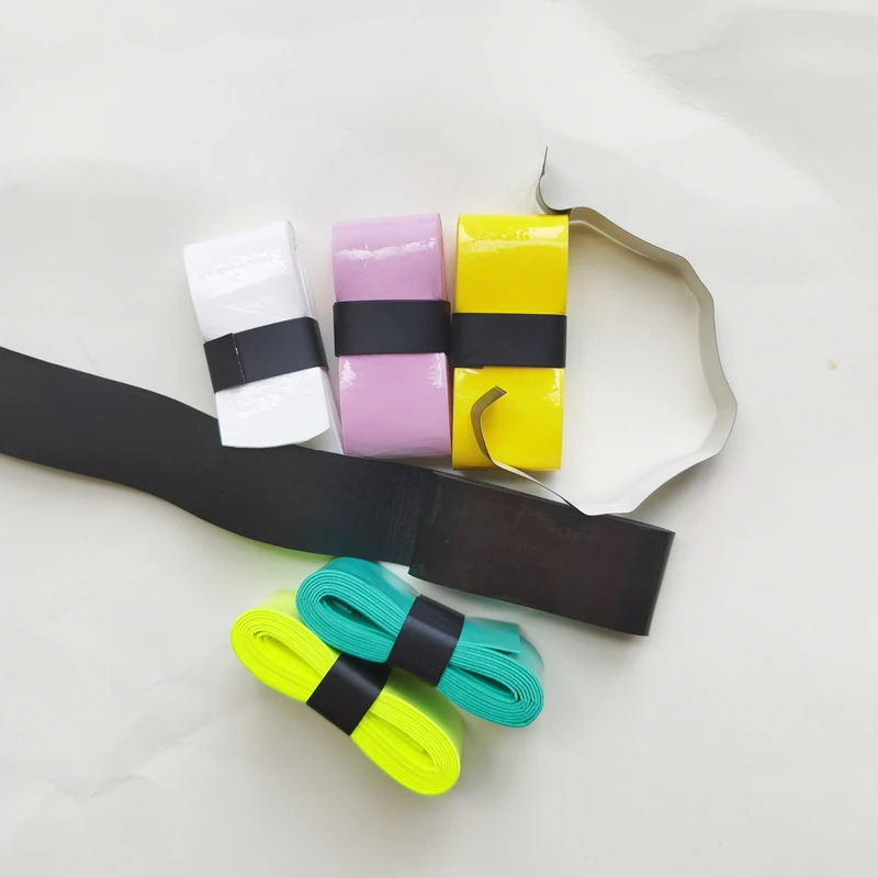 Дешевые, хорошего качества, с логотипом на заказ, мягкие, липкие, Нескользящие, полиуретановые захваты, теннисная ракетка, сцепление с лентой