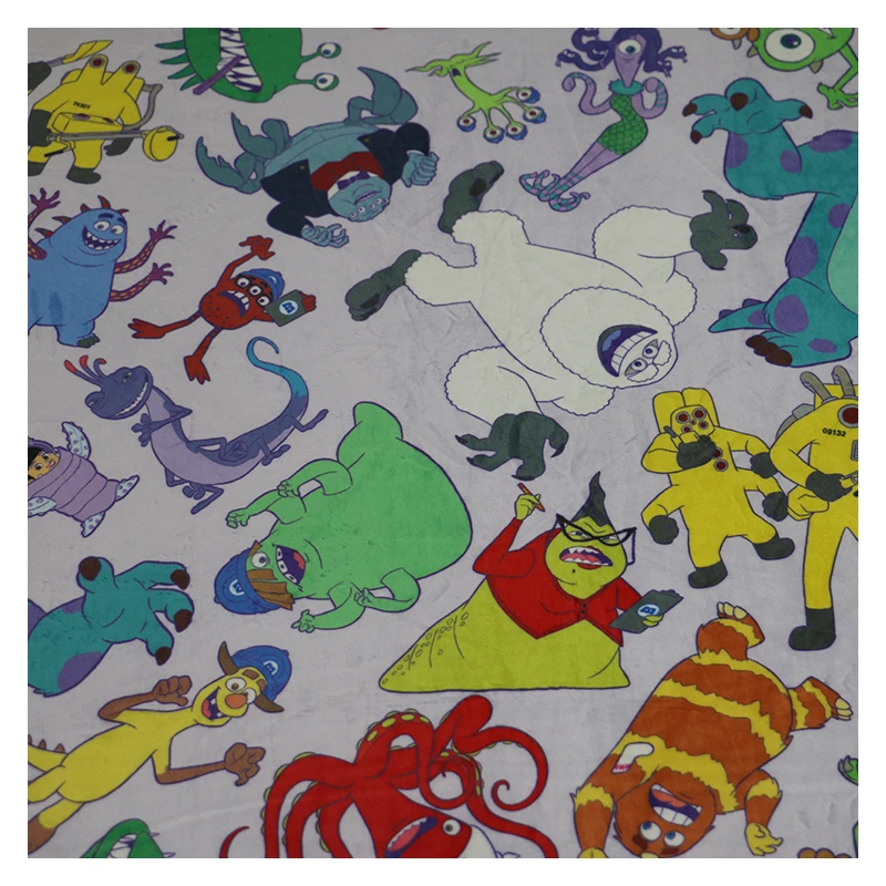  No MOQ Custom Digital Printing Soft Super Fabric For