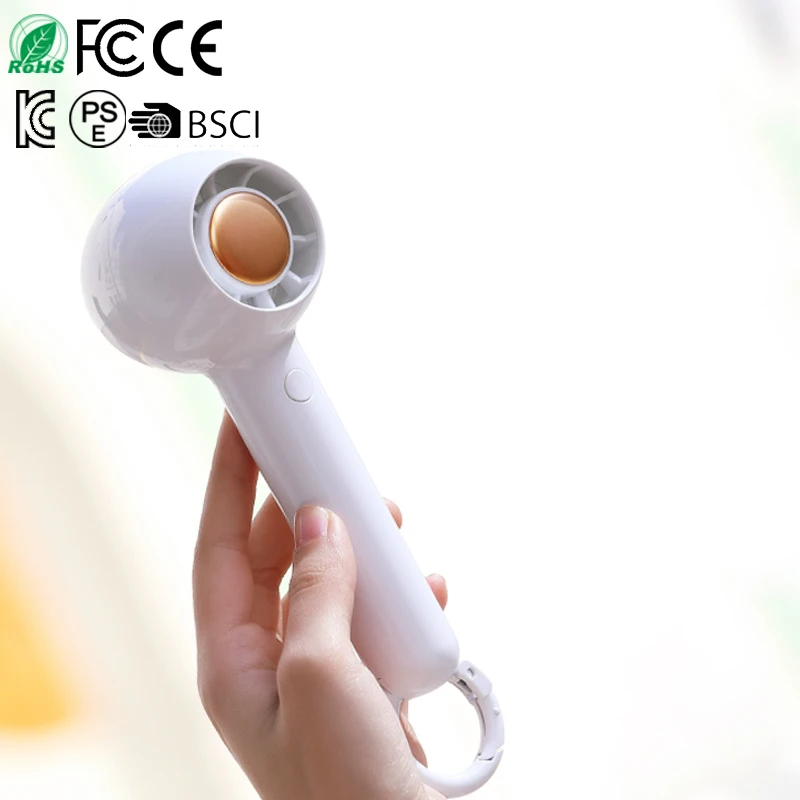 2022 New Personal Outdoor Sport Mini Travel Fan Cheap Price Handheld Mini 1200mah Turbo Fan For Gift