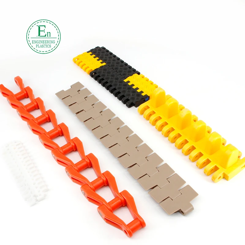 Customized plastic products supply pom conveyor chain plate food grade nylon sushi chain to sample customization