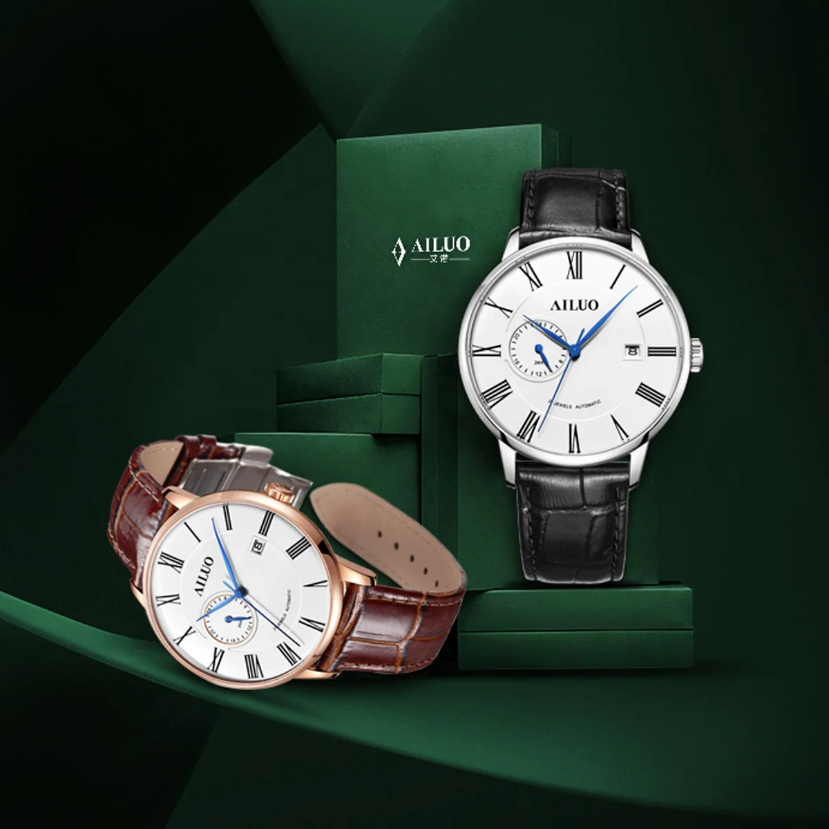 
Newest Vogue Wholesale Custom Logo Watch Latest Girls Watches Superior Genuine Leather Watch 