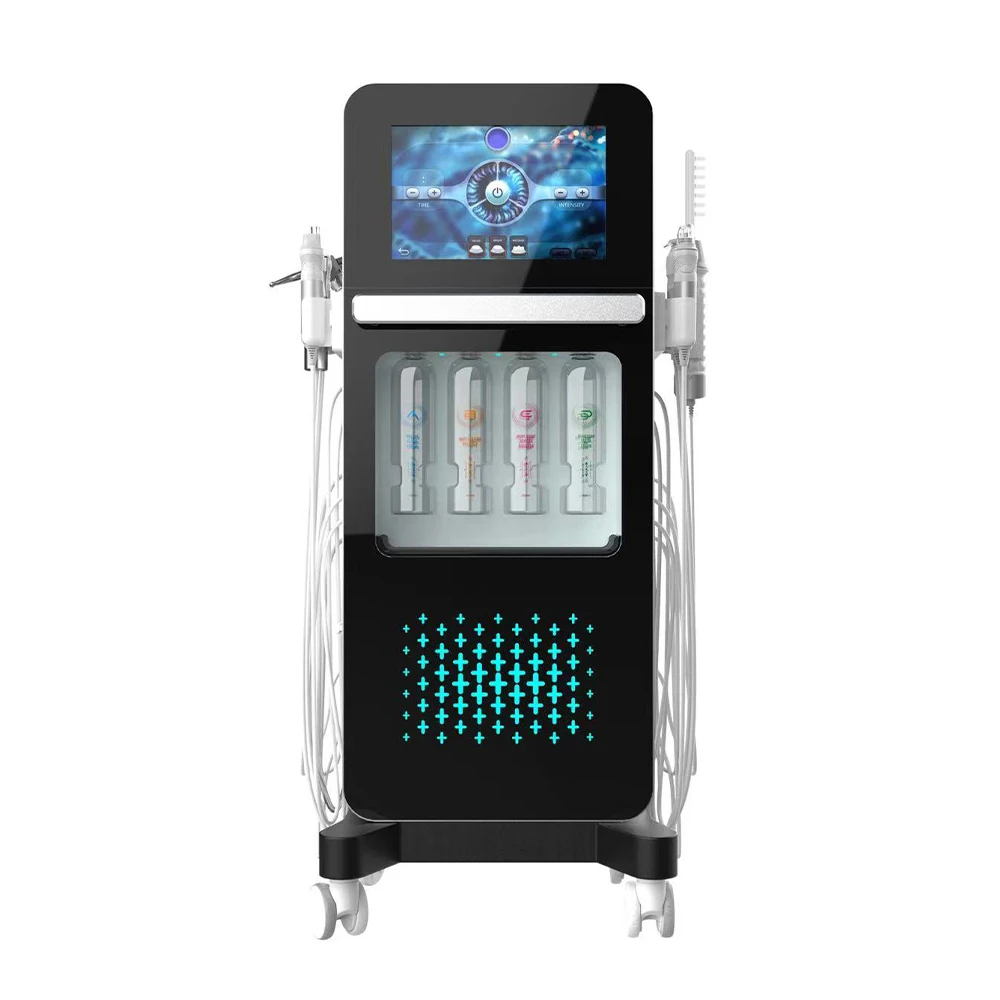 17-in-1  facial care Diamond Microdermabrasion Bubble Cleaning High Pressure Spray high quality facial oxygen machine