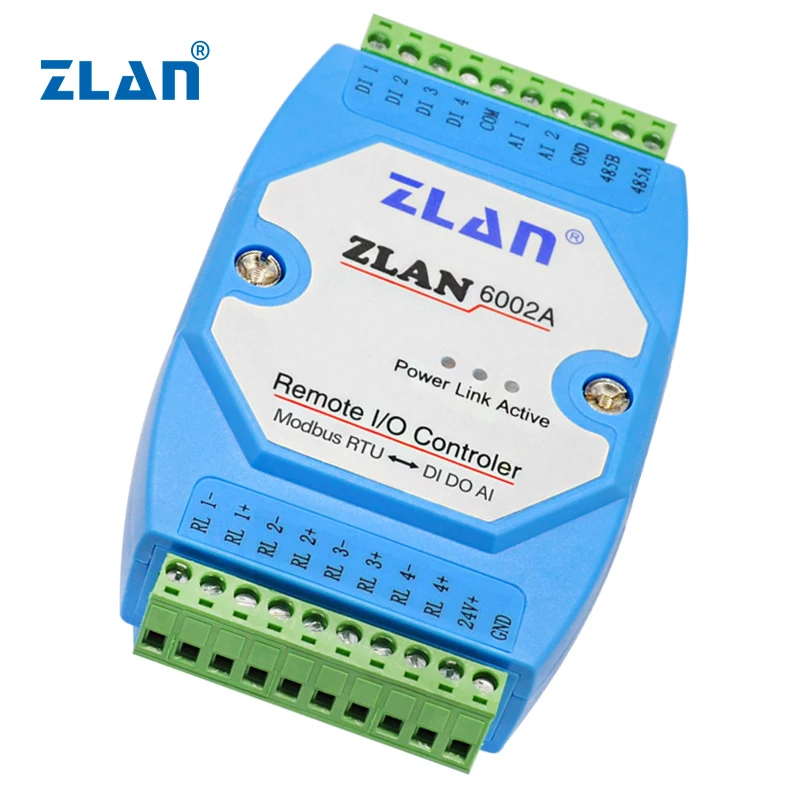 ZLAN6002A iot solution RS485 4 channels to ethernet analog input module