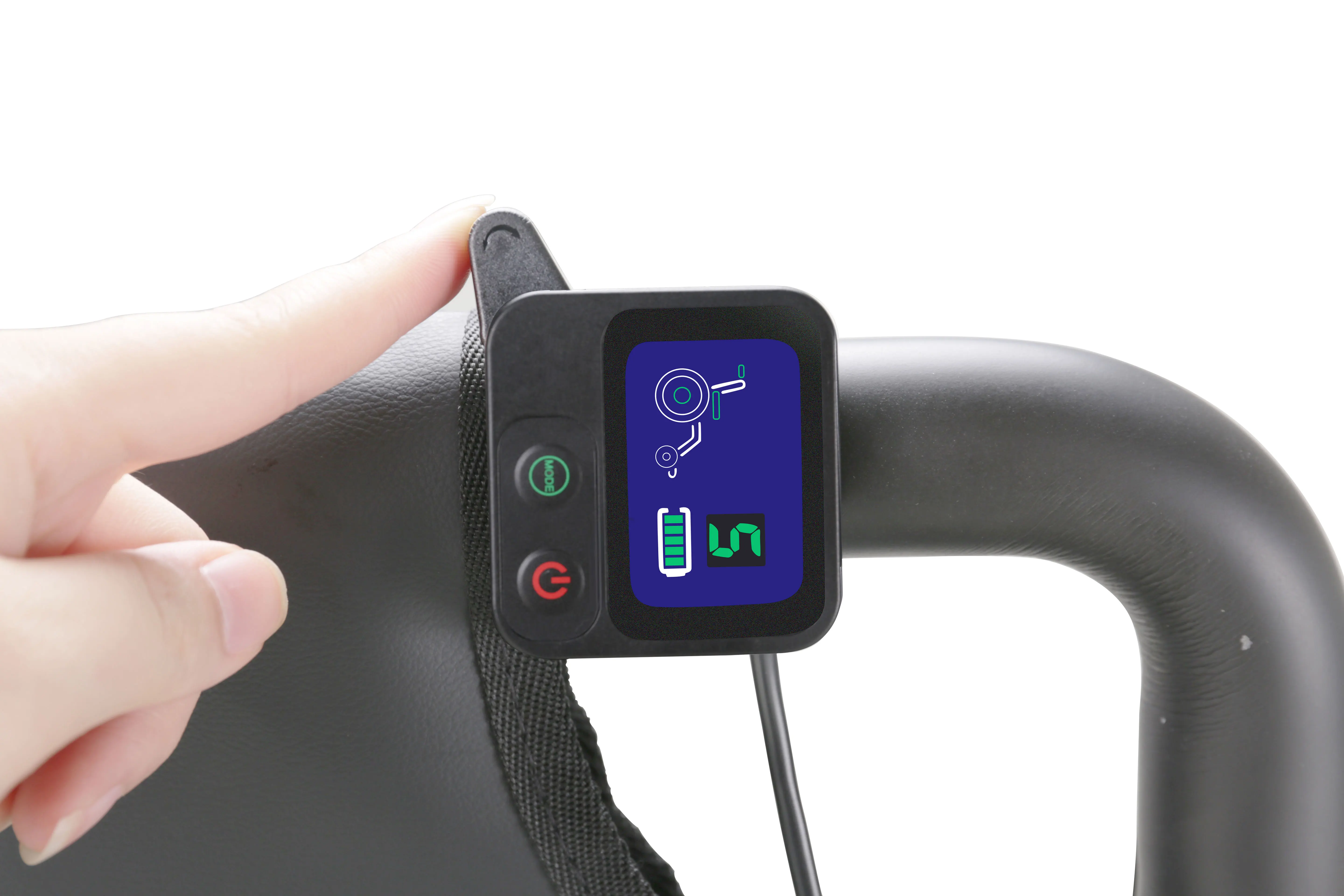 16kg Foldable Portable Aluminum 100kg capacity Wheelchair with Carbon Fiber Hydrographic Pattern and Selectable Battery Packs