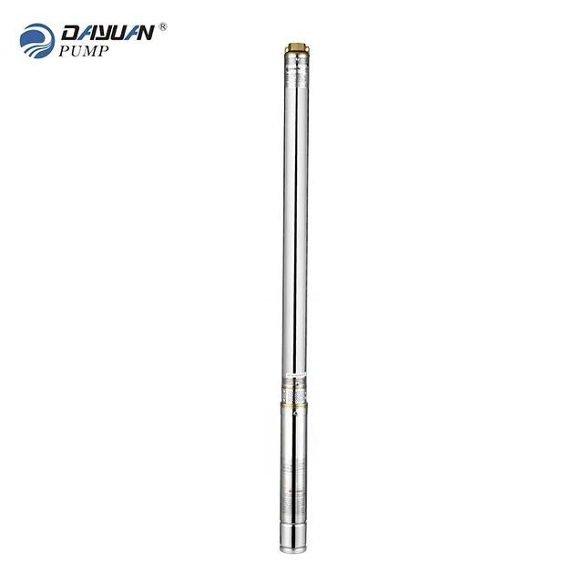 DAYUAN 1 25 дюймов ~ 2 дюйма 0 37 кВт-2 кВт многоступенчатый глубокий Электрический погружной насос для глубоких скважин сельскохозяйственного орошения