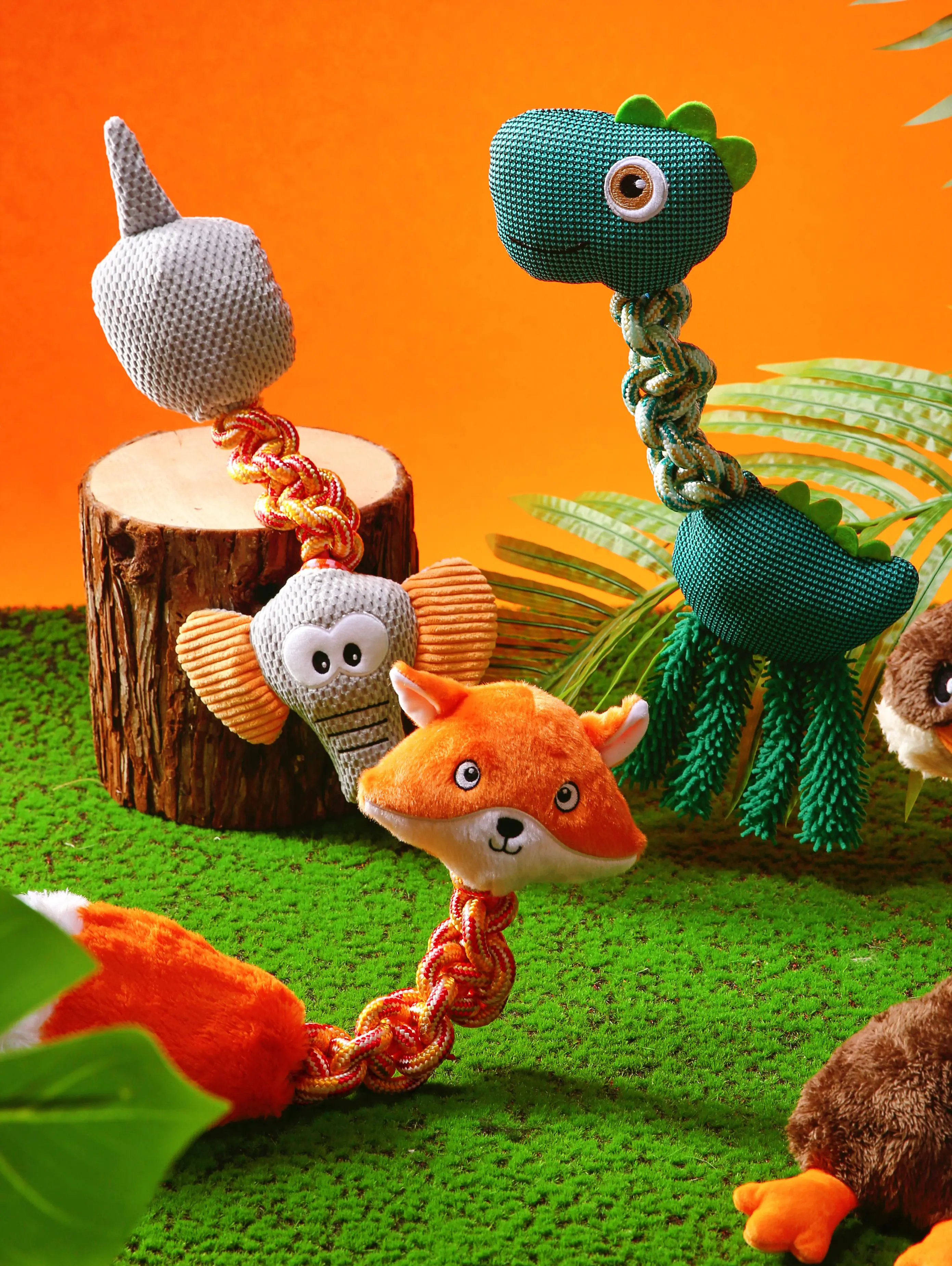 Dog Toys Pet Accessories Manufacturer Wholesale Custom Animal Appearance Dog Toys For Aggressive Chewers Large Breed