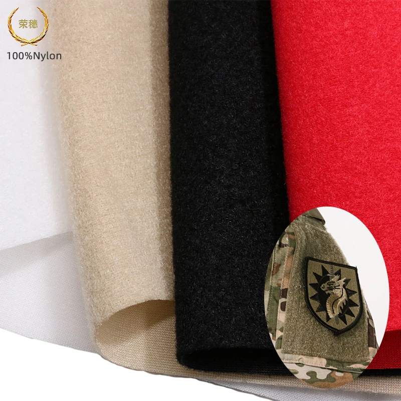 Customize high quality and hard nylon adhesive cloth  equipment clothing fabric Magic armbands Velcro fabric