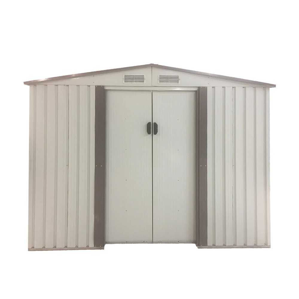 Wholesale Portable Metal Garden Shed Waterproof Gable Roof Steel Structure Easily Assembled and Rot Proof for Outdoor Use