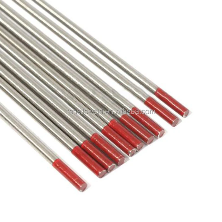 WT20 Tungsten electrode for Tig welding Rod 1.6mm 2.4mm 3.2mm Red color tungsten rod