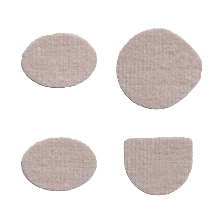 Hot Selling Heel Stickers for Shoes Moleskin Adhesive Pads Anti-wear Heel Patch for Feet Fabric Padding Avoid Foot Skin Blister