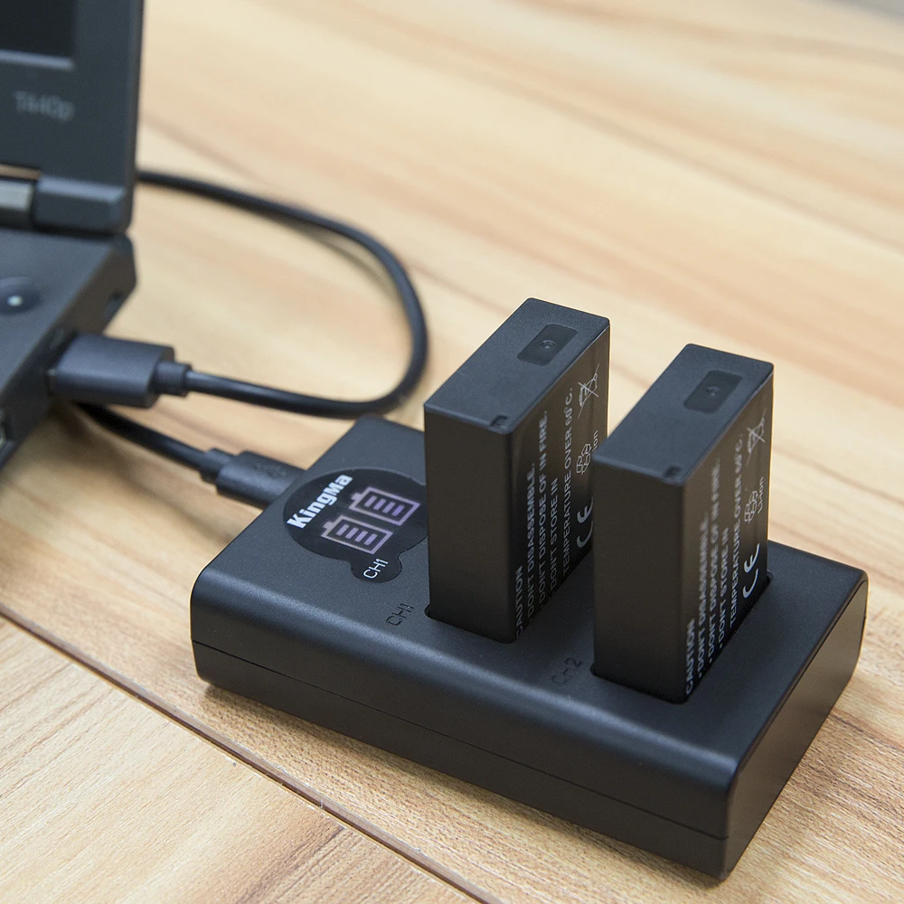 KingMa LP-E17 батарея и ЖК-дисплей Dual USB Автомобильное зарядное устройство для Canon LP E17 EOS M3 M5 M6 77D 200D 750D 760D