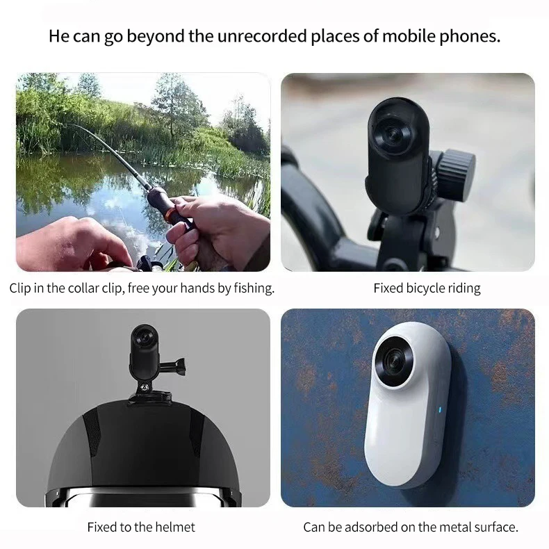 Dog Collar Camera Portable Tiny Sport Action Video Records Camera Adjustable Strap Pet Tracking Camera Collar