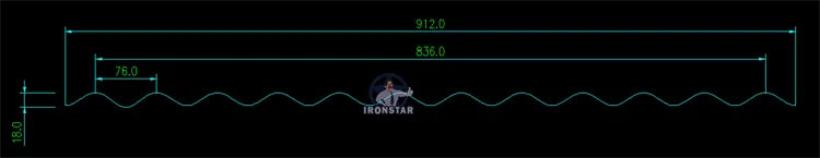 Making Machine For Hot Dipped Galvanized Corrugated Iron Sheet 22 Gauge Zinc Coated Steel Roofing Sheets