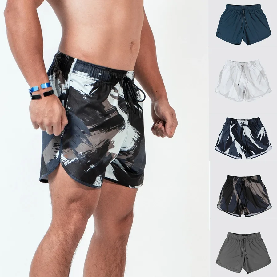 2024 Custom Summer Jogger Sweat Shorts for Men Wholesale Design Mesh Gym Shorts