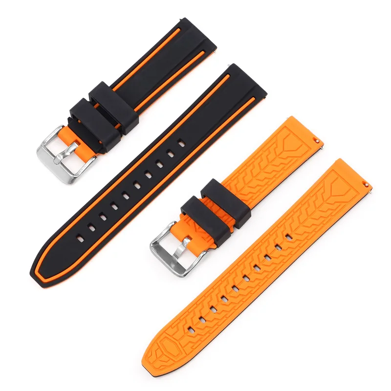 Onthelevel 20mm 22mm 24mm 26mm Silicone Sport Strap Rubber Replacement Band for Samsung Galaxy Active2 S3