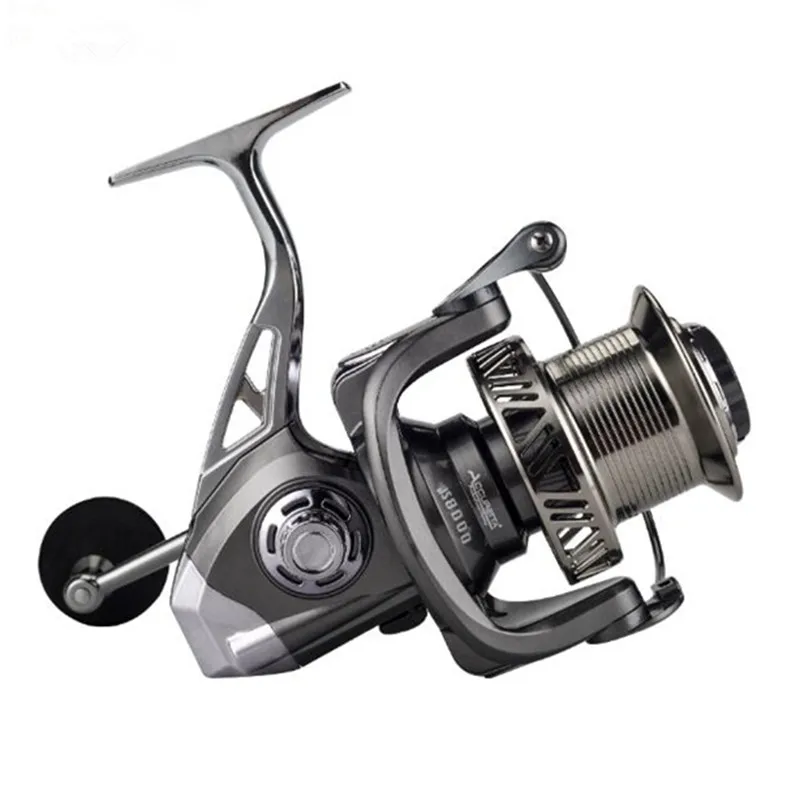14+1bb 8000/10000 Spinning Reel CNC Handle Spinning Wheel All Metal Fishing Reel