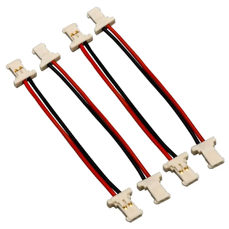 custom molex a1254 1.25mm pitch 2 pin electronic connectors terminal housing 28awg wire cable assembly