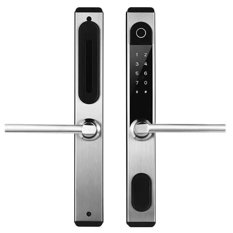 Hot Sale S824 Good Quality Digital Lock Door Intelligent Tuya Wifi App Lock Smart Password Key Card Door Lock