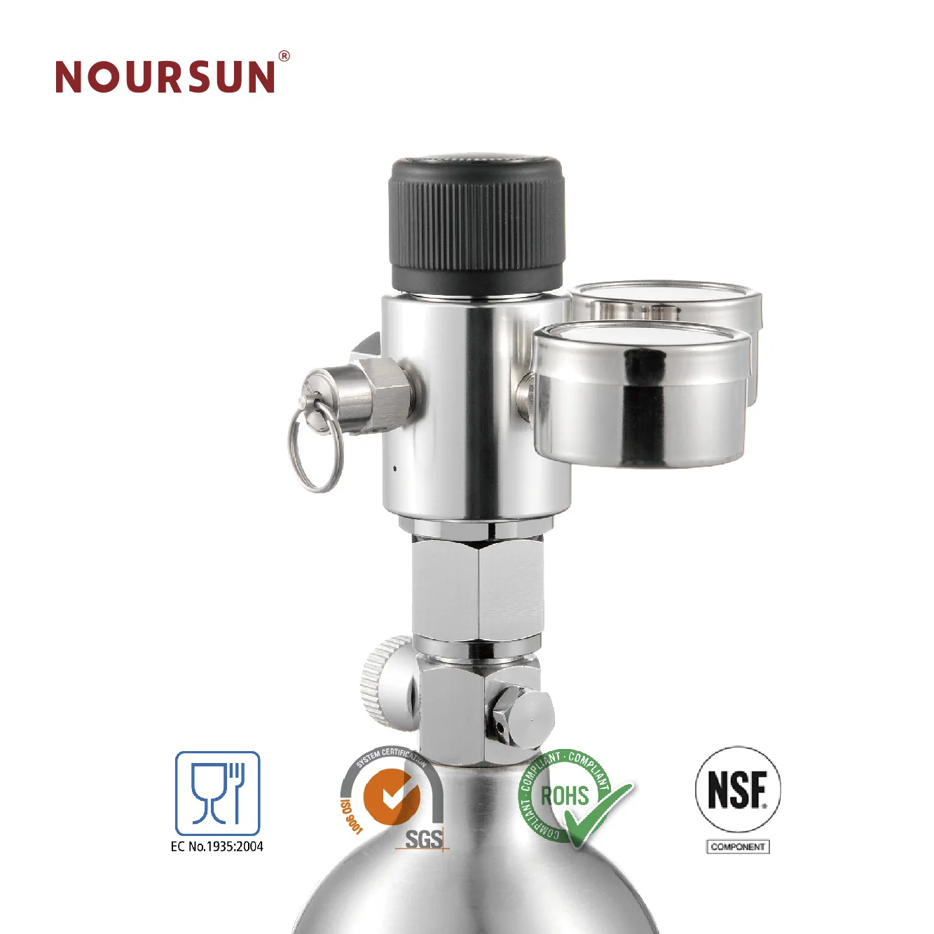 
Professional Compact Dual Gauge CO2 regulator for the Planted Aquariums 