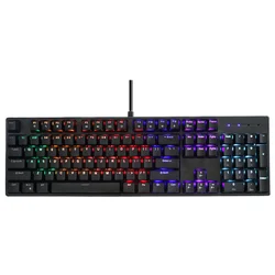 Wired Desktop Usb Type C Mechanical Plug and Play Rgb Mechanical Gaming Keyboard