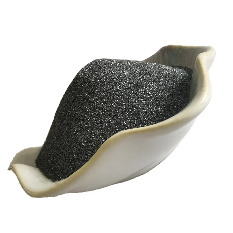 2021 factory direct high quality glass polishing black silicon carbide powder high quality sic 24 mesh for jewellery polishing