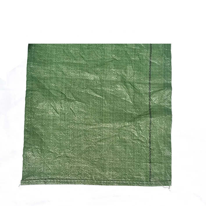25kg 50kg Exporter Cheap Recycled Material Pp Woven Green Garbage Bag Hot Sale To Russian For Potato Rice Flour
