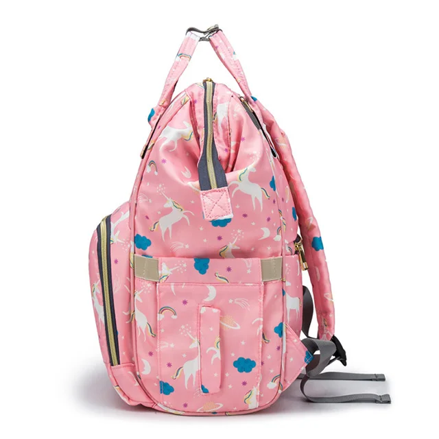 Carton pattern Multifunctional Custom Diaper Bag Mummy fashion baby diaper bag Customized Waterproof Maternity Mummy Nappy Bags