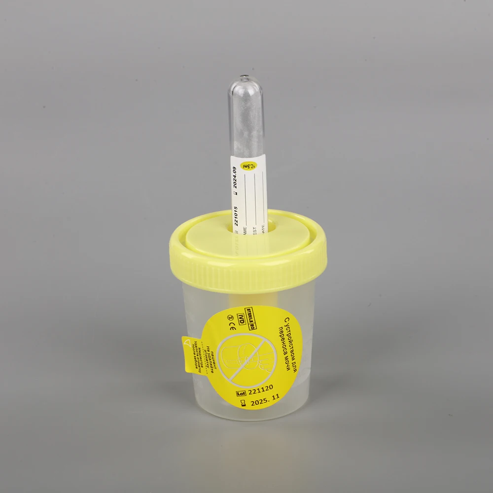 30Ml 60Ml 90ml Urine Drugs Collection Test Cup Leak Proof Medical Vacuum Negative Pressure Urine Cup