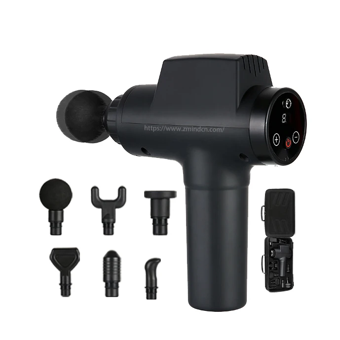 Deep Percussion hand held massager gun Power Vibration Muscle Relax Sports Massager Gun with Lithium Battery