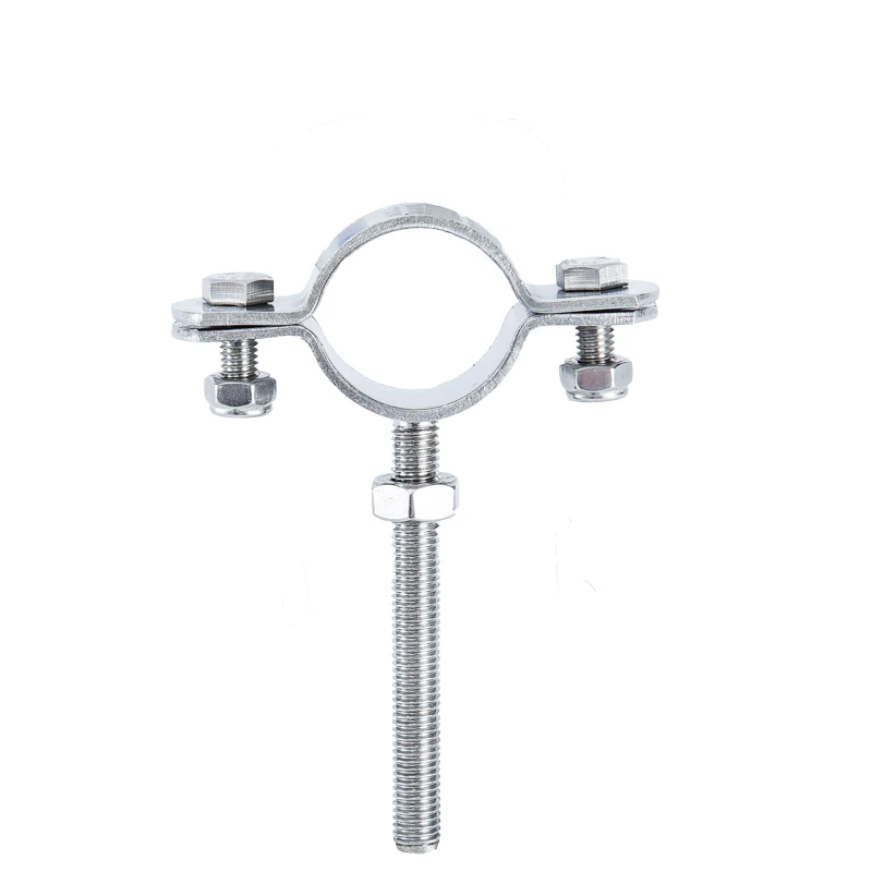 Attractive Price New Adjusting clamp with screw rod  stainless steel pole banding