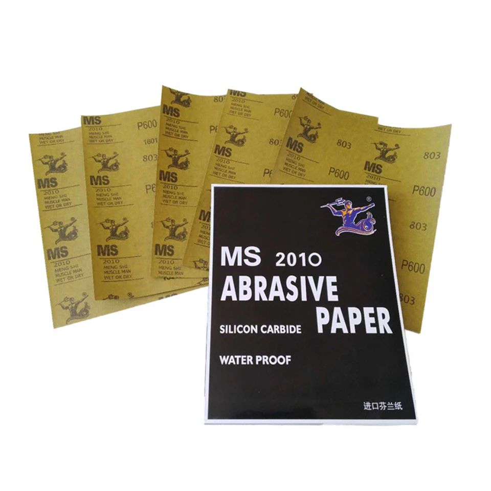 Ms High Quality Durable Silicon Carbide Water Proof Abrasive Paper Wholesale Sandpaper Roll