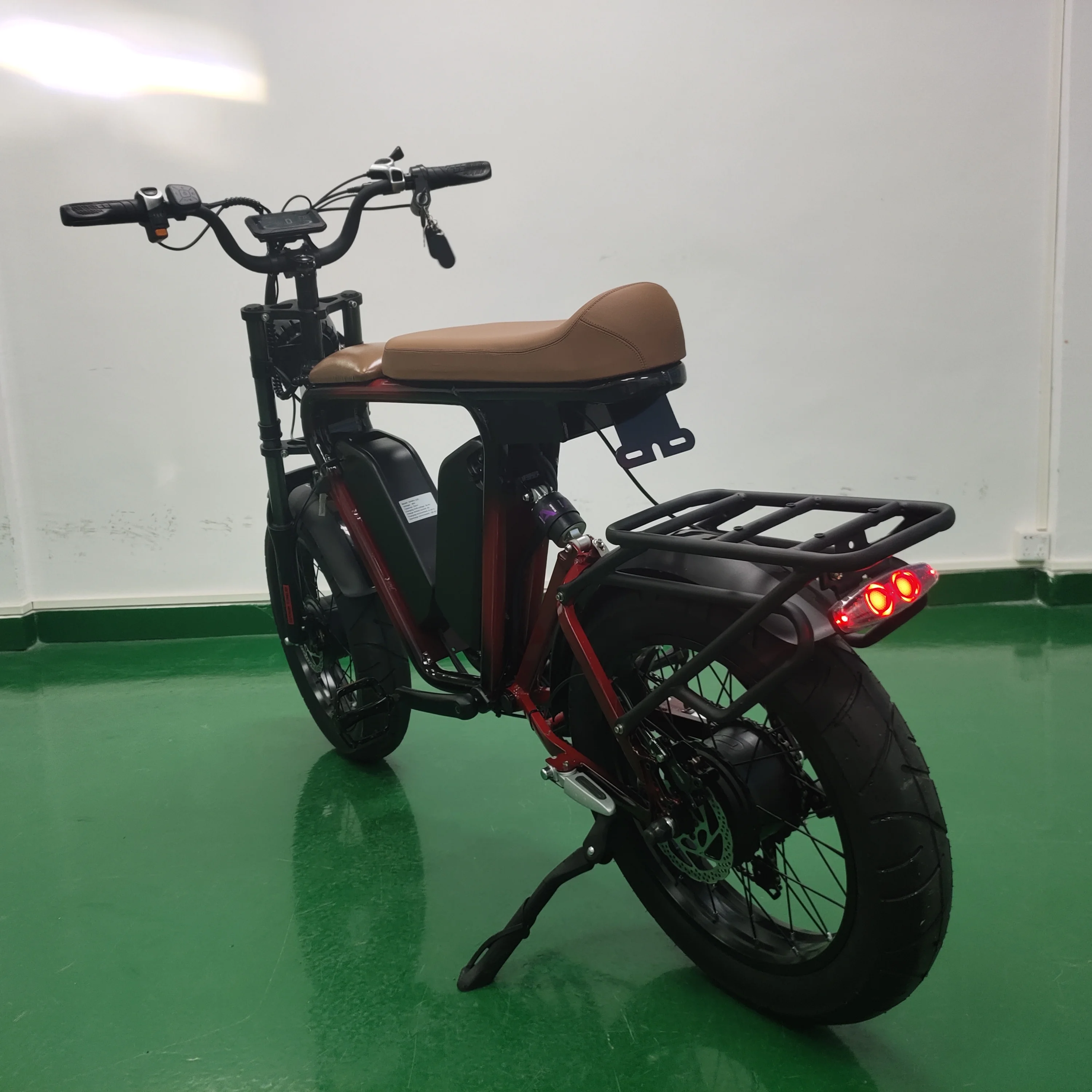 Dual Motor 20 Inch Fat Tire 48v1000w  48v 22ah*2  Dual Batteries  Electric Bike City Bike Electric Fat Bike