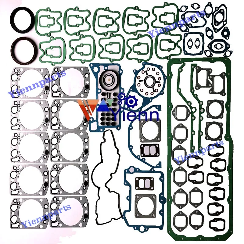 AD180TI overhaul gasket kit for Doosan Daewoo diesel engine Generator Parts
