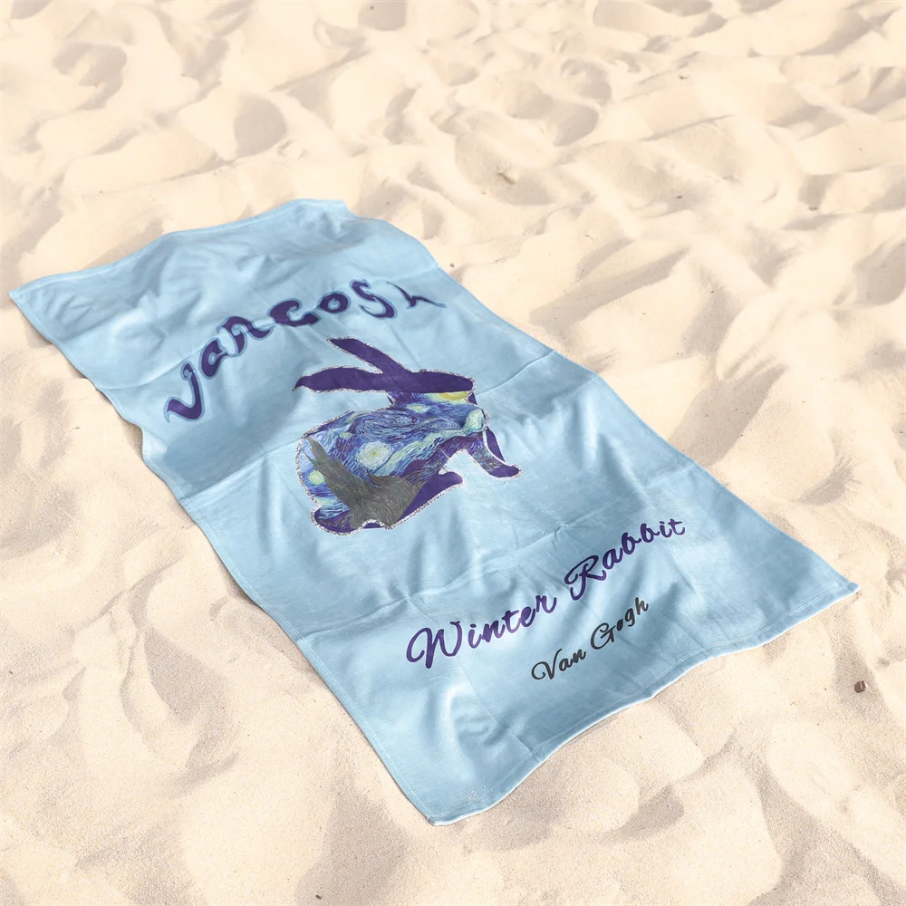 Gahumi REPT personalised 420gsm beach towel Competitive price industrial 6ft sand beach towel bulk