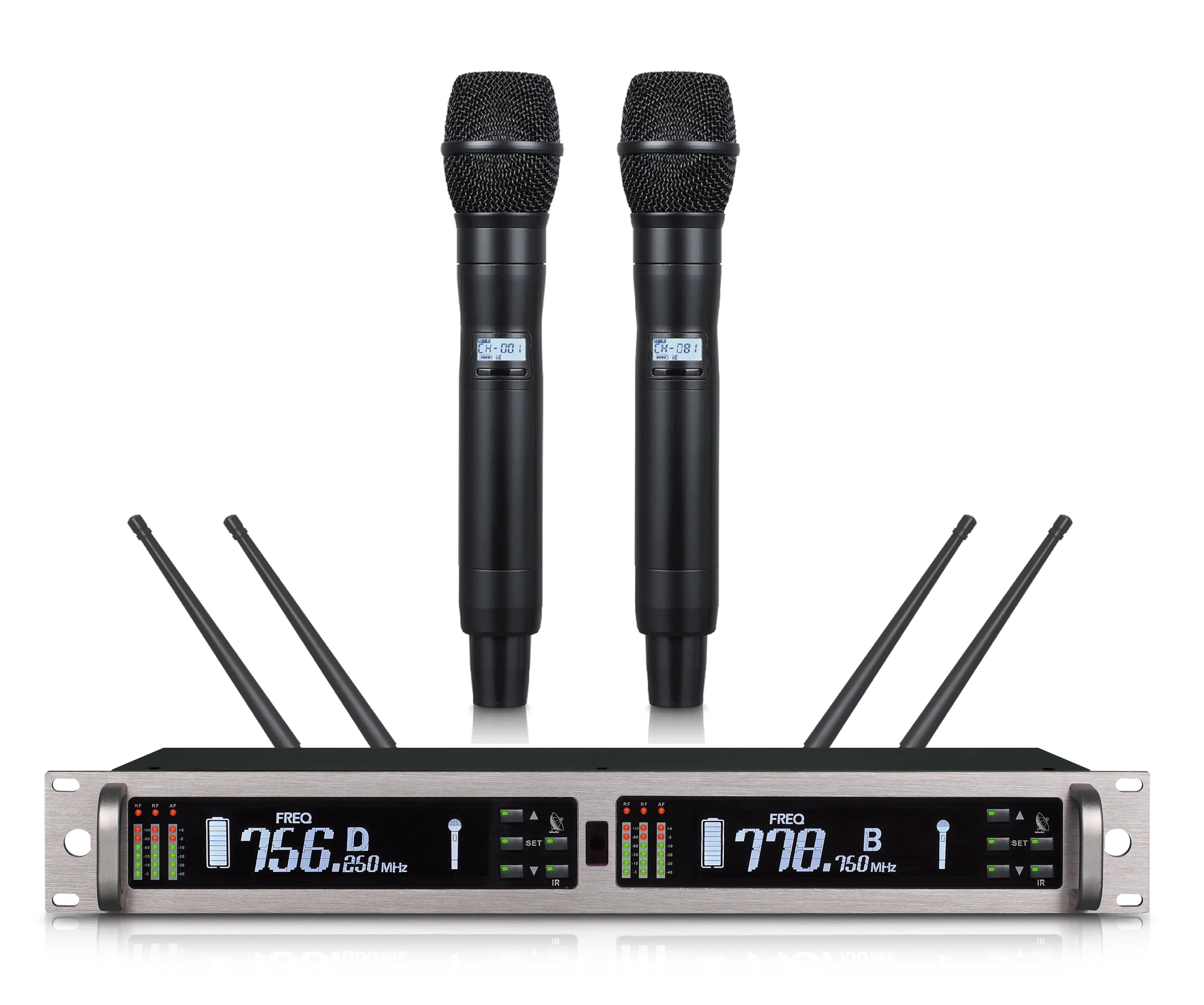 M-6388 UHF диверситивные Профессиональный цифровой миксер аудио консоль 2 Каналы KTV портативный беспроводной микрофон системы для цифровых зеркальных камер