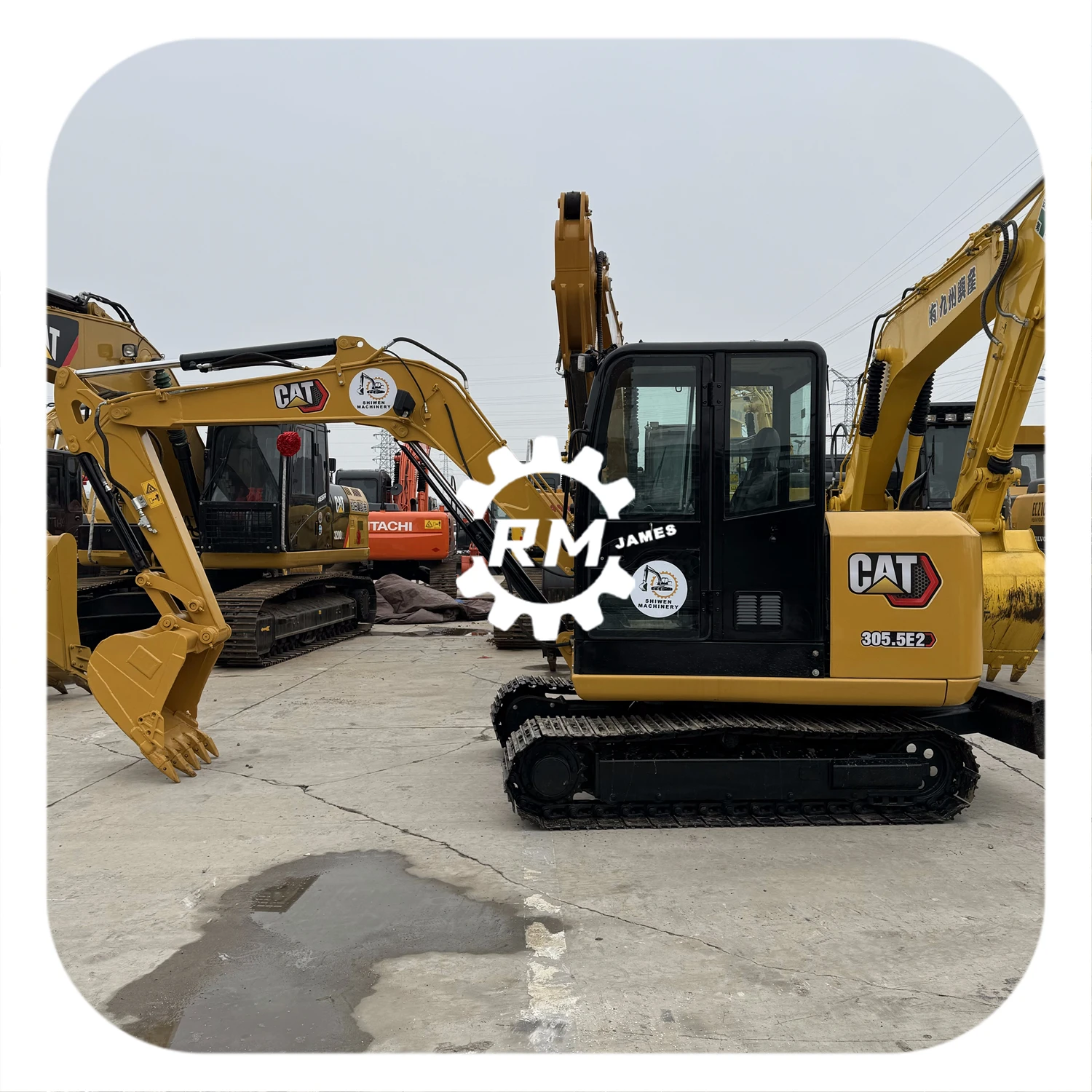 Высококачественный 5ton экскаватор малое рабочее время CAT 305.5E2 CAT303 CAT305.5 CAT306 cat307 б/у для продажи