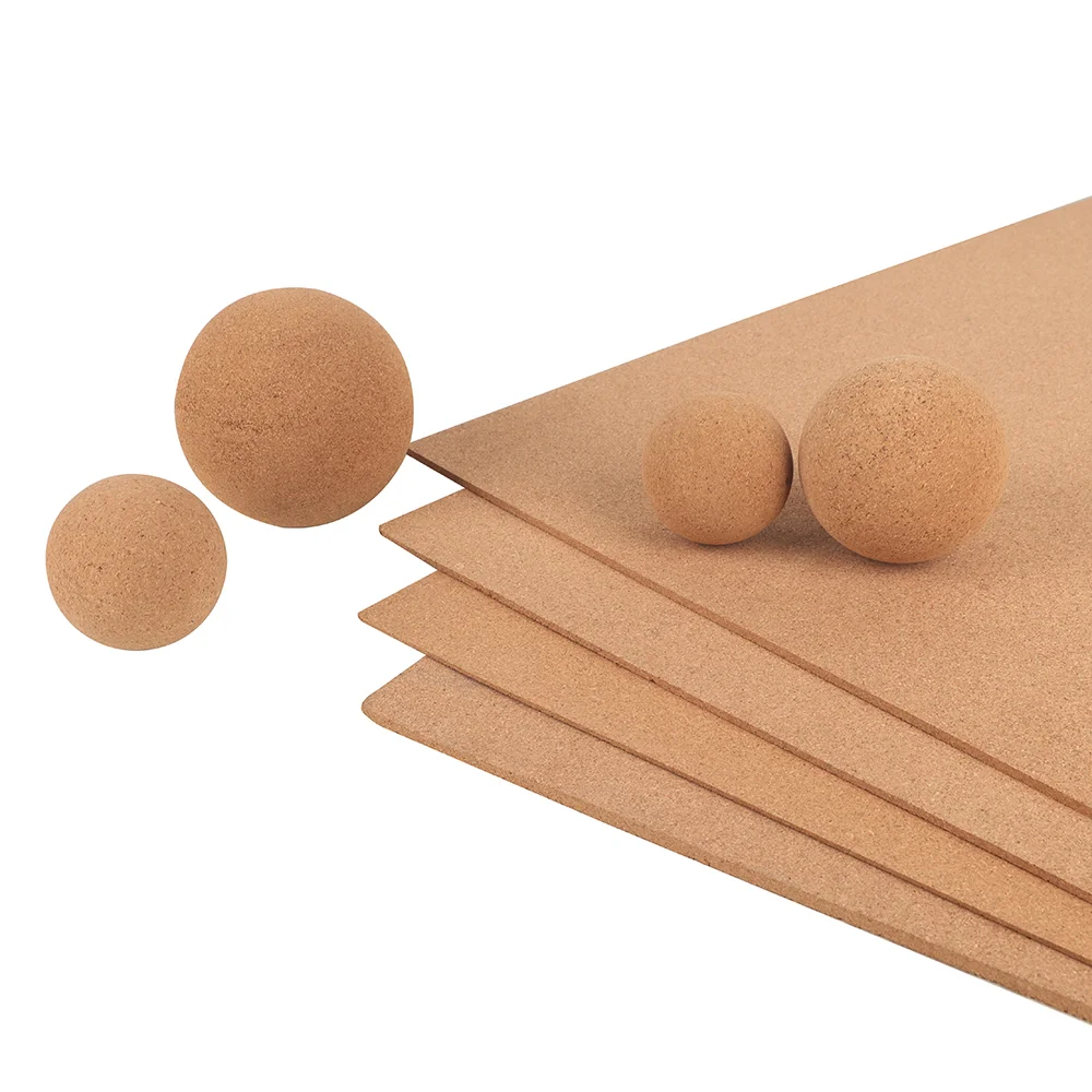 2022 Eco-Friendly Cork Sheet Roll 1mm to 12mm Thick Various Usages Decorative Cork Boards Floor Underlay DIY Cutting