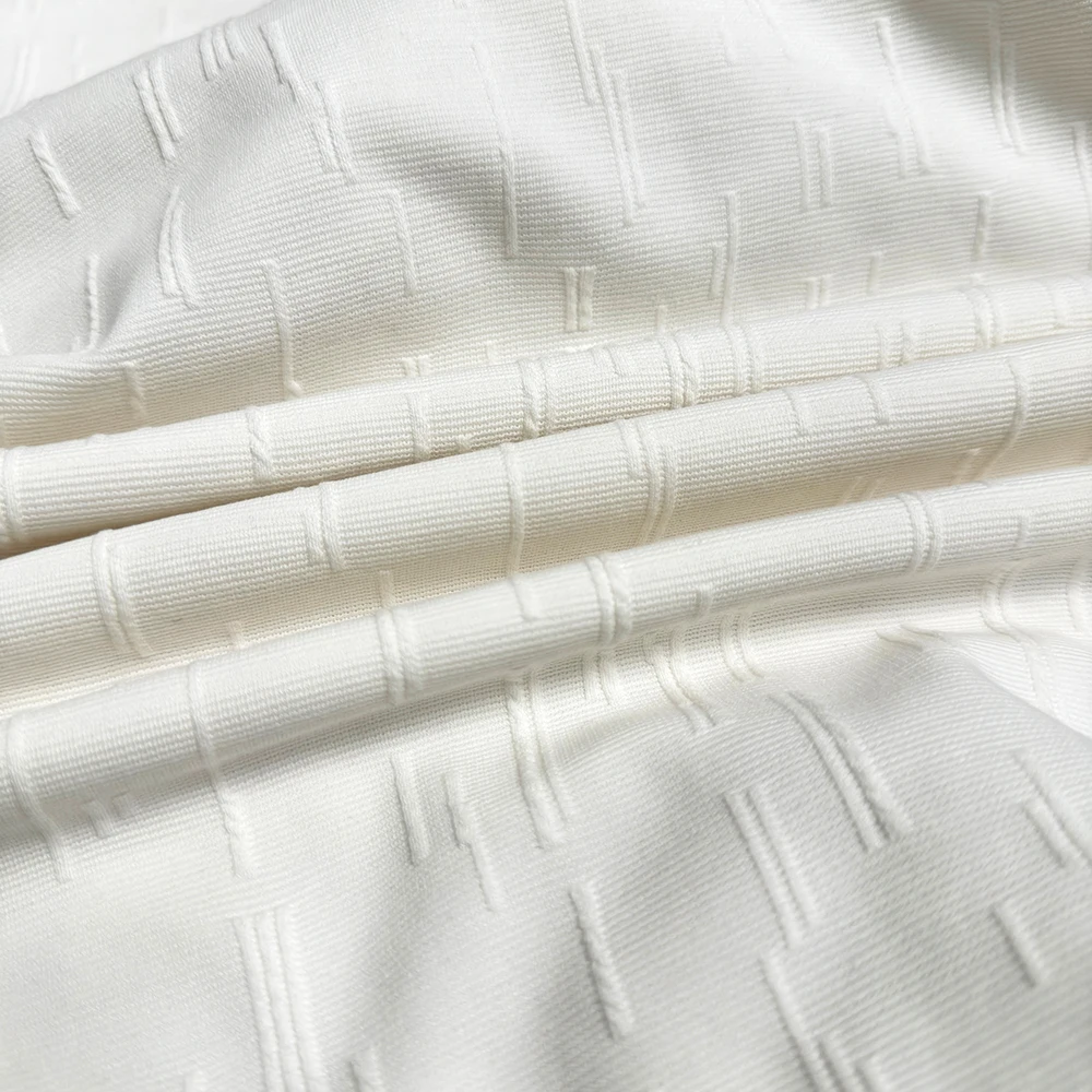 Medium Weight Sportswear Jacquard T-Shirt Fabric Breathable Stretch Spandex Anti-Pill Fashion Brand Boys Plain Rib Polyester