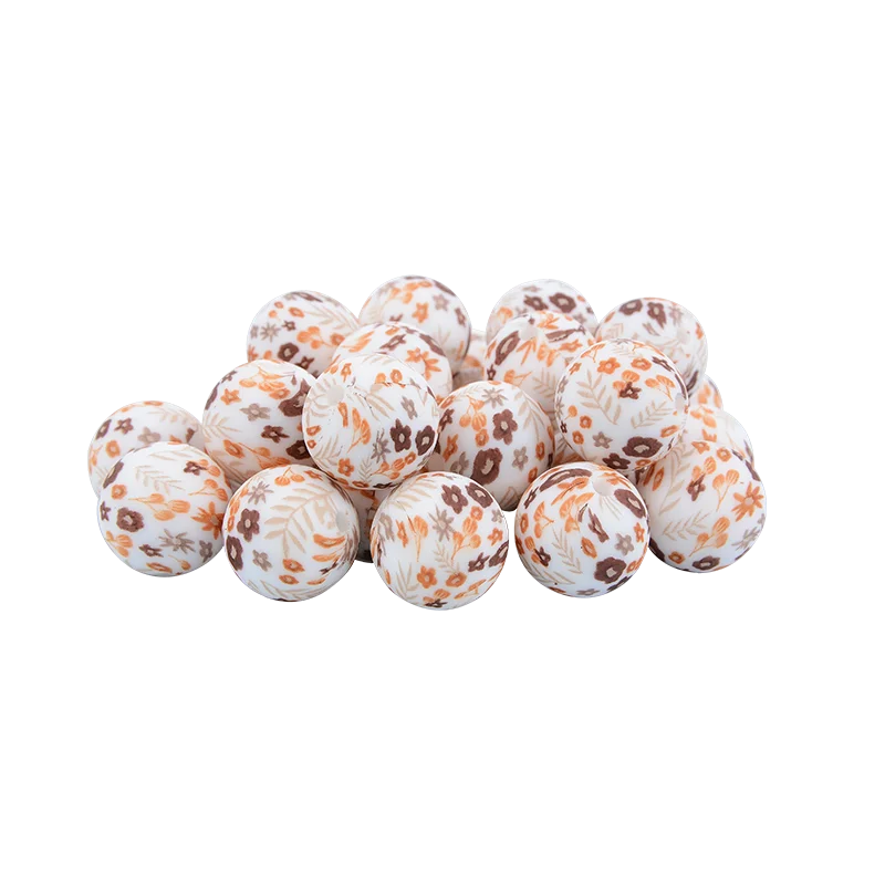 eco friendly products 2022 Bpa free non-toxic safe silicone beads baby teething chew focal beads food grade silicone bead