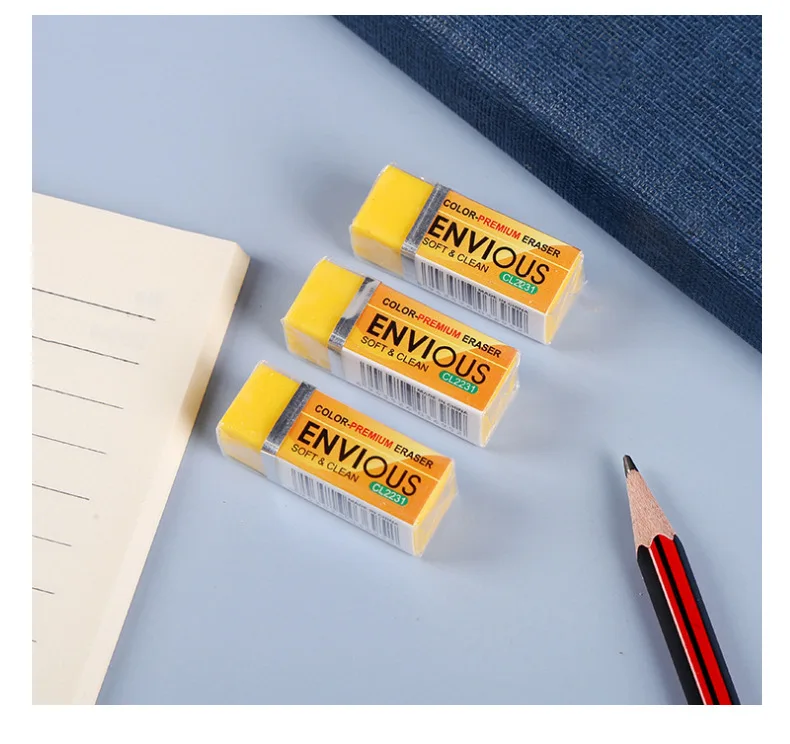 New Color Erasers for Foreign Trade Student Exam Pencil Erasers Student Learning Stationery Supplies for the Opening Season