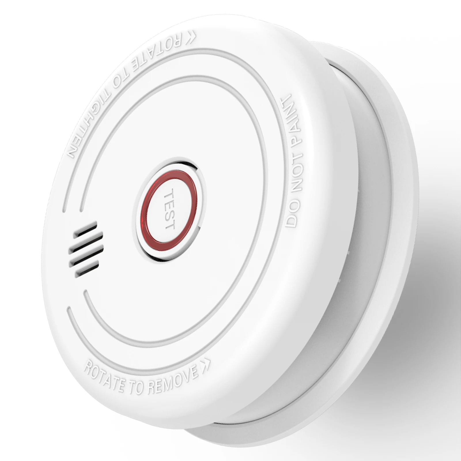 Small Home Fire Safety Alarm Safe Smoke Sensor Detector  Dc9v Battery Standalone En14604 Photoelectric Smoke Alarms