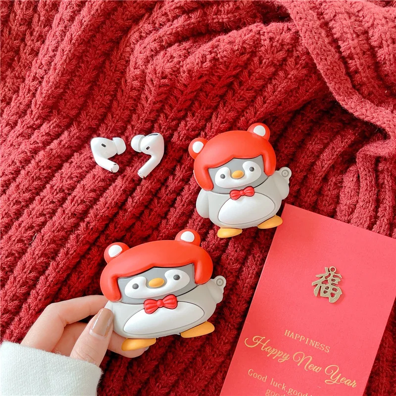 Hat Penguin For Airpod Cover Case For Airpods Covers For Airpods Case