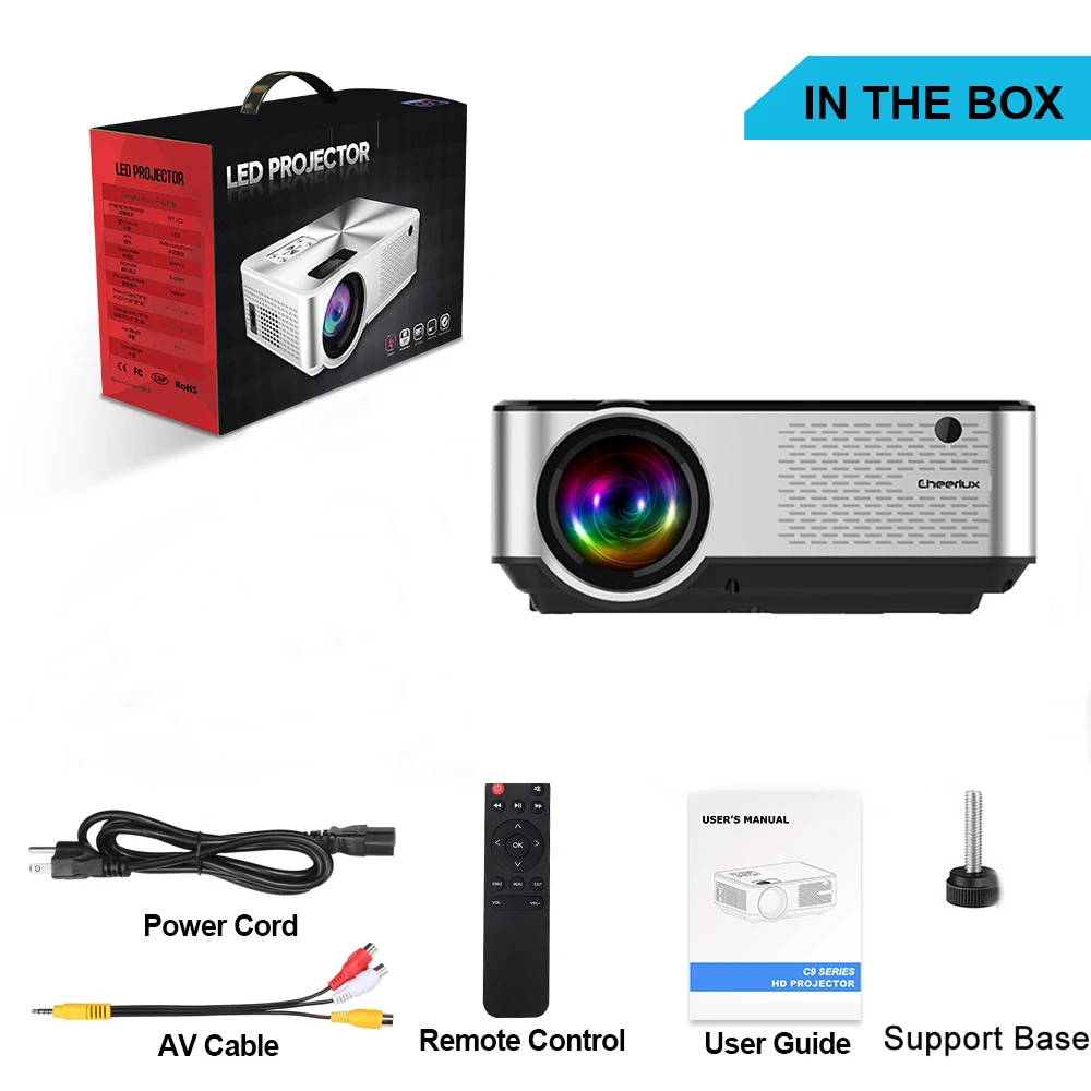  ЖК домашний кинотеатр Мини проектор портативный смартфон Wifi Androiod Beamer Led HD мини проекторы