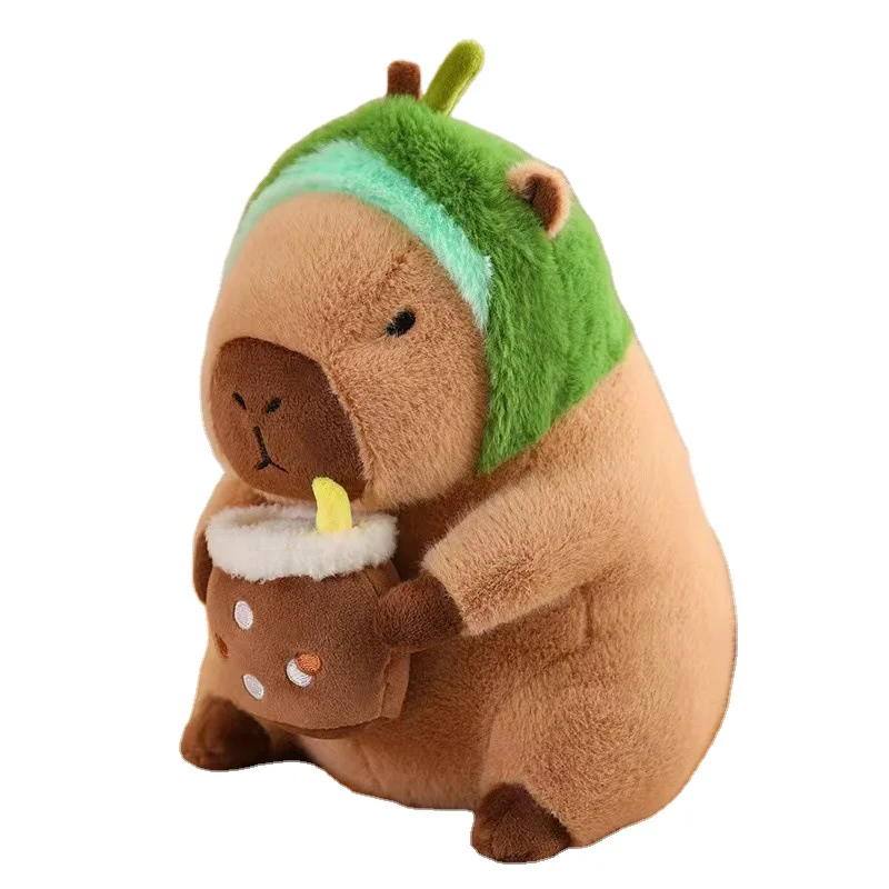 1688 агент по закупкам Му Милая капибара плюшевая игрушка с цветком тост плюшевые игрушки Гуанчжоу