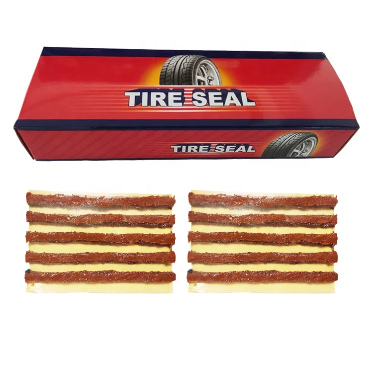 Brown/black tire repair strip tire repair kit tubeless tire repair string seal