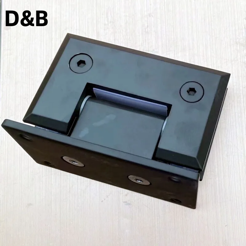 D & B 117 матовый черный Китай серии OEM настенное крепление ful задняя пластина дверная петля для душа