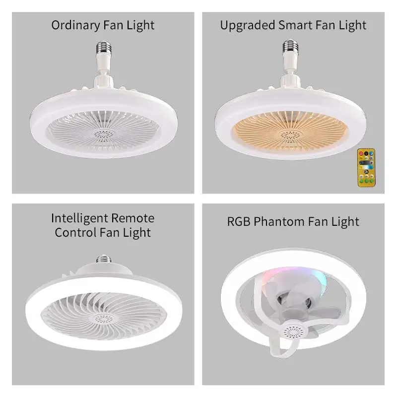 Factory Smart Lampara Ventilador De Techo Con Luz Ventilador De Techo Con Luz Y Control Remoto